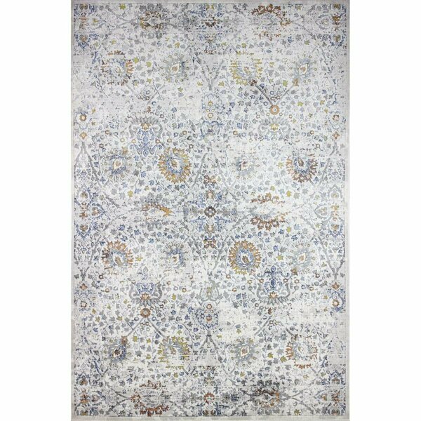 Bashian 8 ft. 6 in. x 11 ft. 6 in. Sevilla Collection Polypropylene & Polyester Power Loom Area Rug Ivory S234-IV-9X12-SV2004